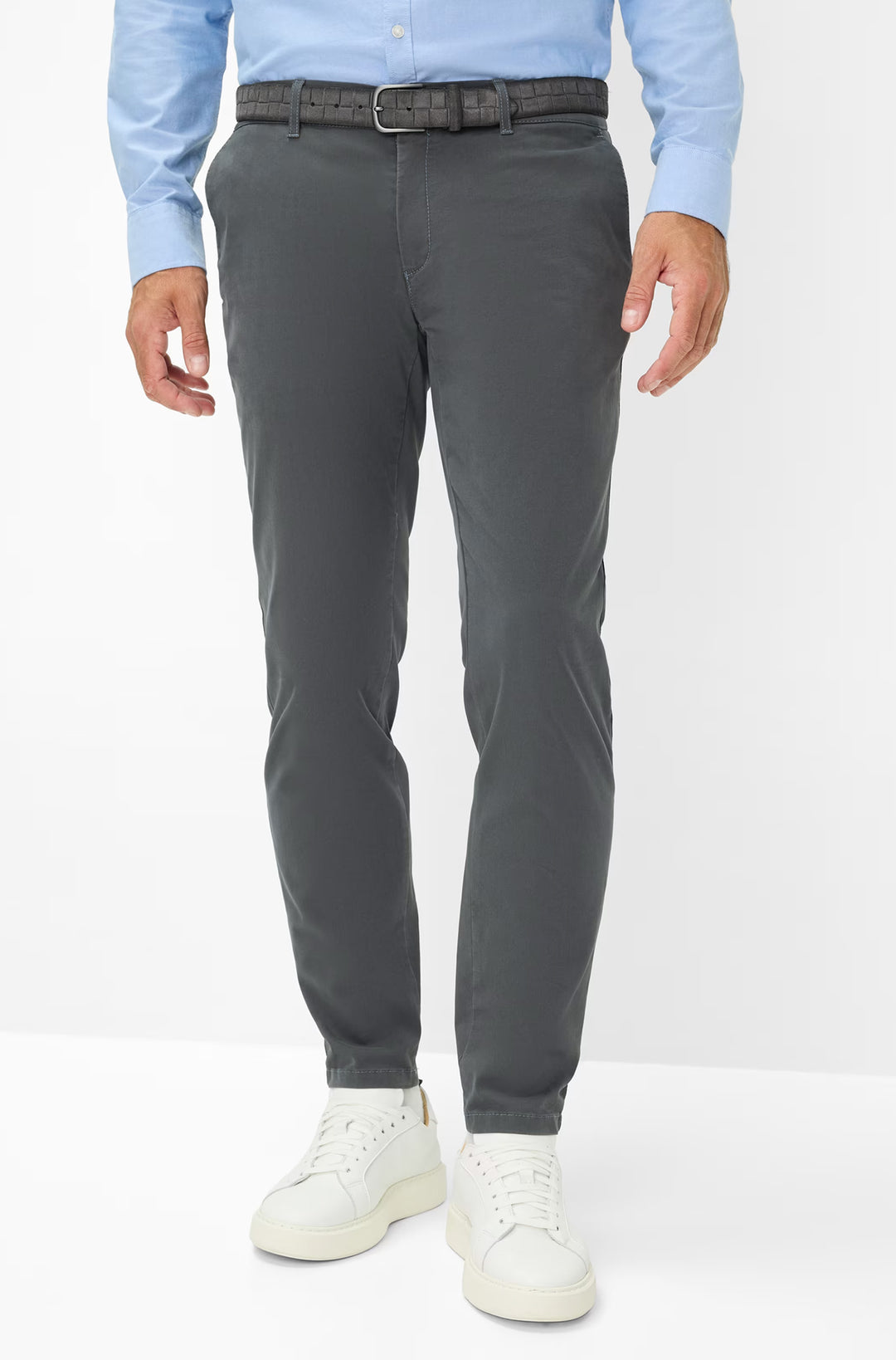 Brax Chinos Tapered Fit - PHIL- Concorde Fashion#color_grey-06