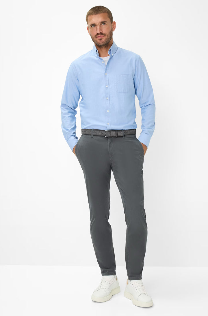 Brax Chinos Tapered Fit - PHIL- Concorde Fashion#color_grey-06