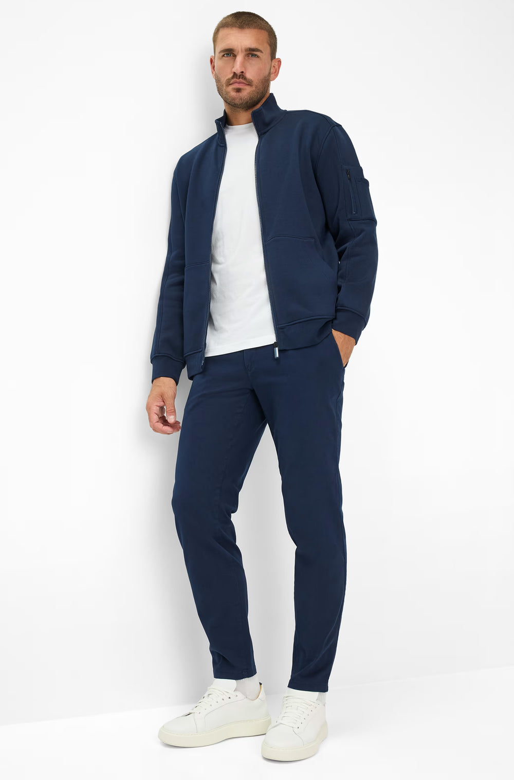 Brax Chinos Tapered Fit - PHIL- Concorde Fashion#color_navy-23