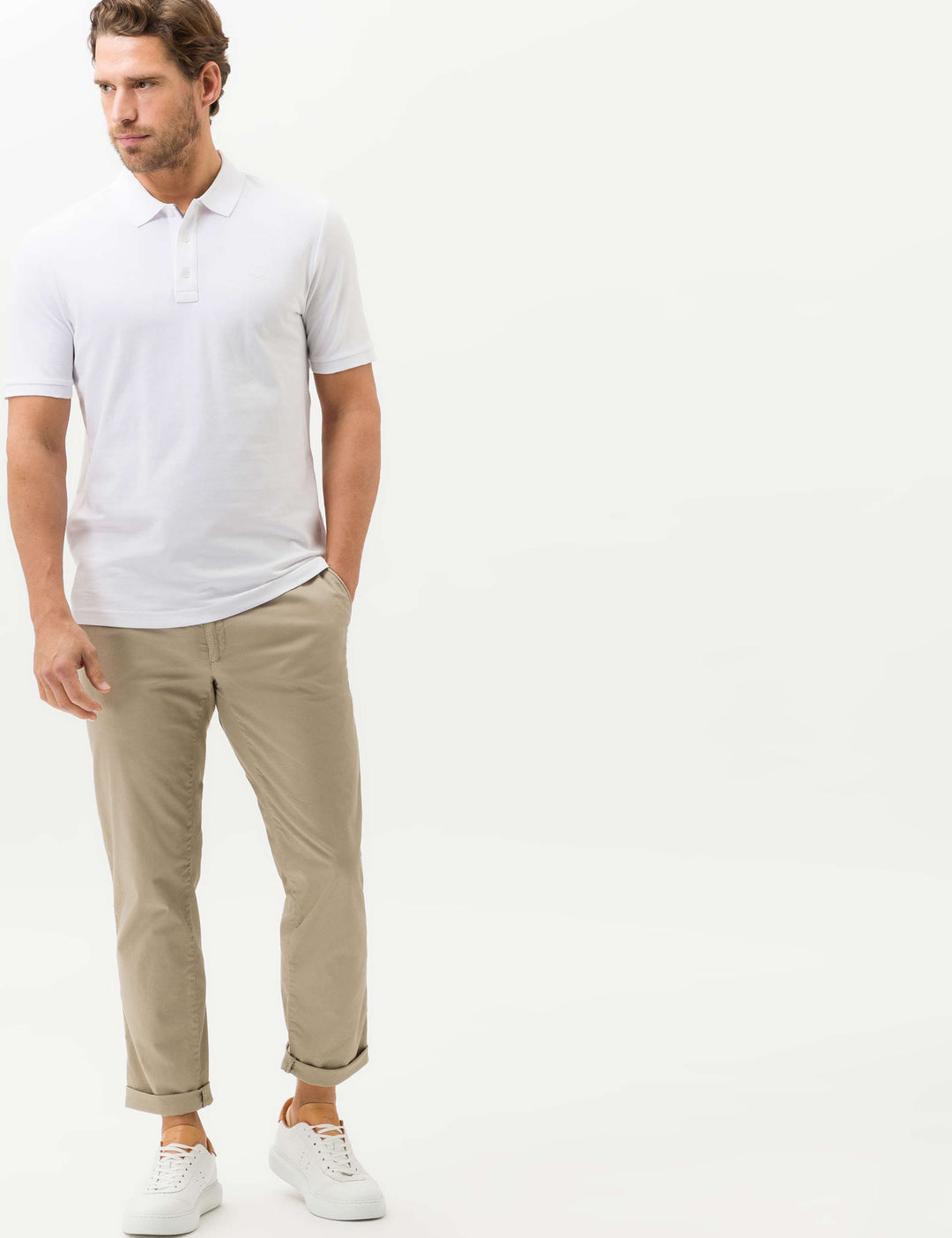 Brax  Chinos in Cotton Mix - FABIO IN 81-1608 (078 820 20)- Concorde Fashion#color_beige-56