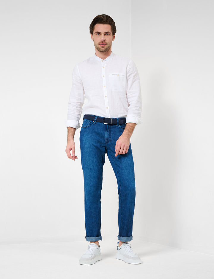Brax  Jeans in Cotton Mix - CHUCK S 81-6208 (079 529 20)- Concorde Fashion#color_blue-25