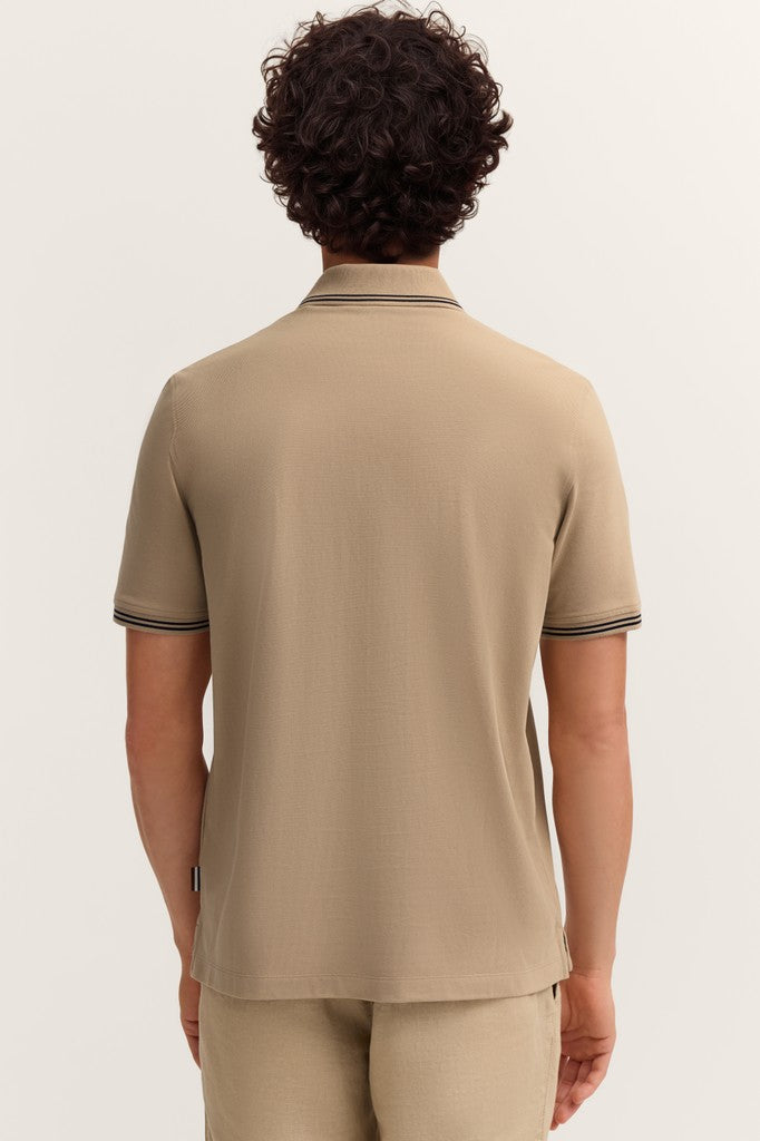 Bugatti Polos Modern Fit - 15001E 8150- Concorde Fashion#color_beige-040