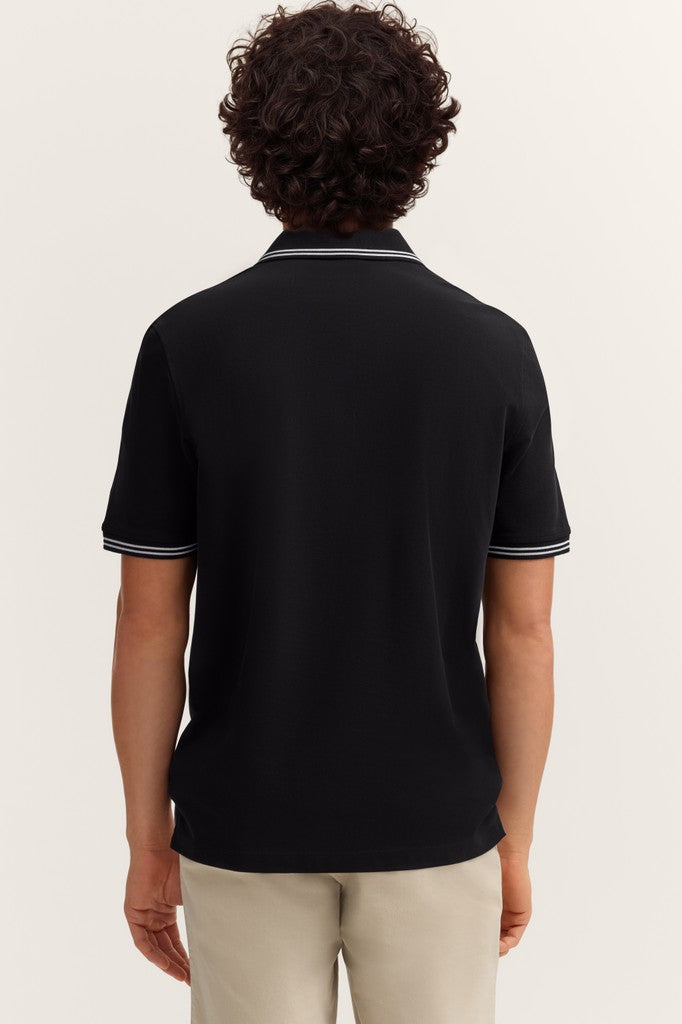 Bugatti Polos Modern Fit - 15001E 8150- Concorde Fashion#color_black-290