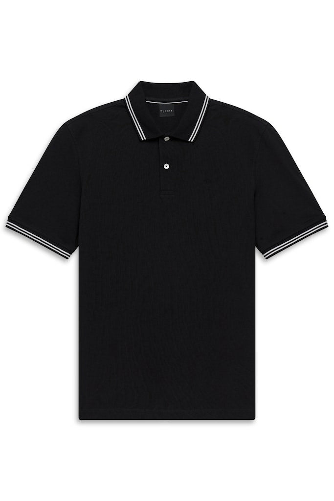 Bugatti Polos Modern Fit - 15001E 8150- Concorde Fashion#color_black-290