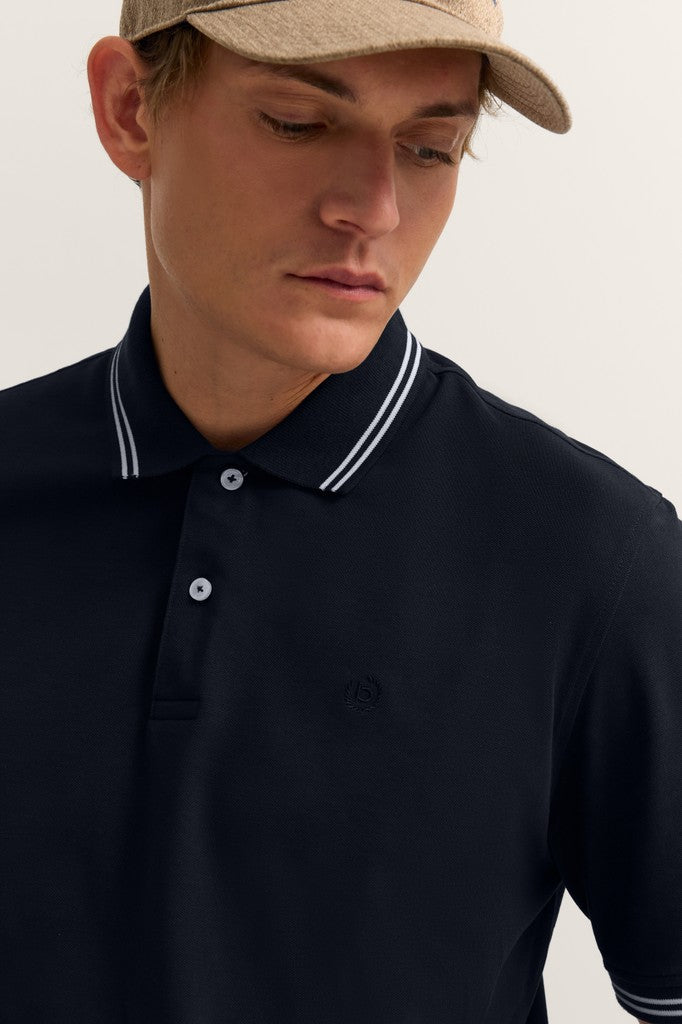 Bugatti Polos Modern Fit - 15001E 8150- Concorde Fashion#color_navy-390