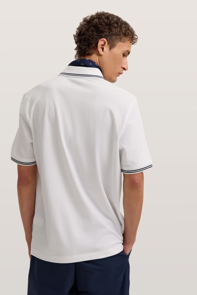 Bugatti Polos Modern Fit - 15001E 8150- Concorde Fashion#color_white-010