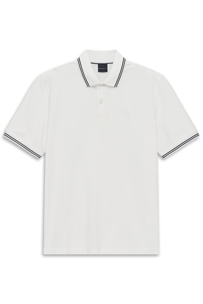 Bugatti Polos Modern Fit - 15001E 8150- Concorde Fashion#color_white-010