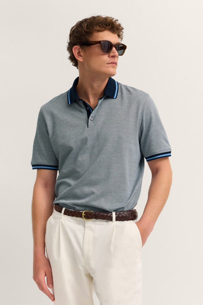 Bugatti Polos Modern Fit - 15103E 8150- Concorde Fashion#color_navy-390