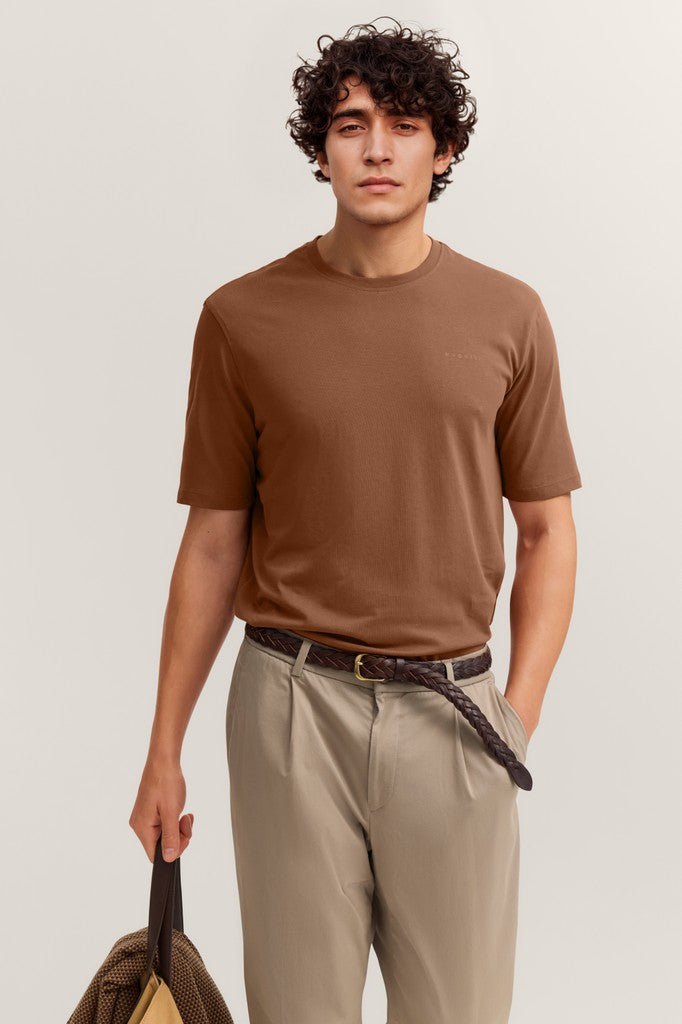 Bugatti T-Shirts Modern Fit - 15040E 8350- Concorde Fashion#color_brown-070
