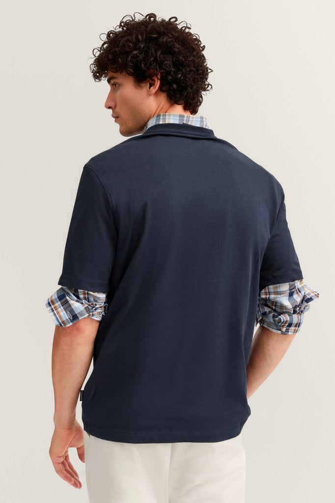 Bugatti T-Shirts Modern Fit - 15042E 8350- Concorde Fashion#color_navy-390