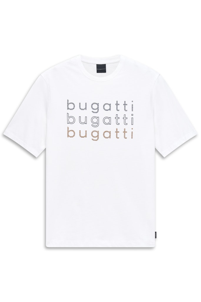 Bugatti T-Shirts Modern Fit - 15042E 8350- Concorde Fashion#color_white-010