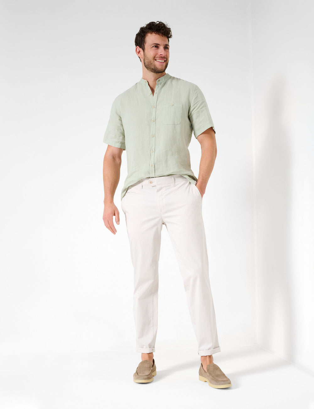 Brax  Chinos in Cotton Mix - EVEREST U 84-1128 (078 838 20)- Concorde Fashion#color_grey-59