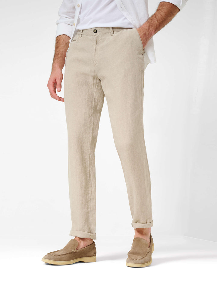 Brax  Chinos in Linen - FABIO L 84-2608 (078 603 20)- Concorde Fashion#color_grey-58