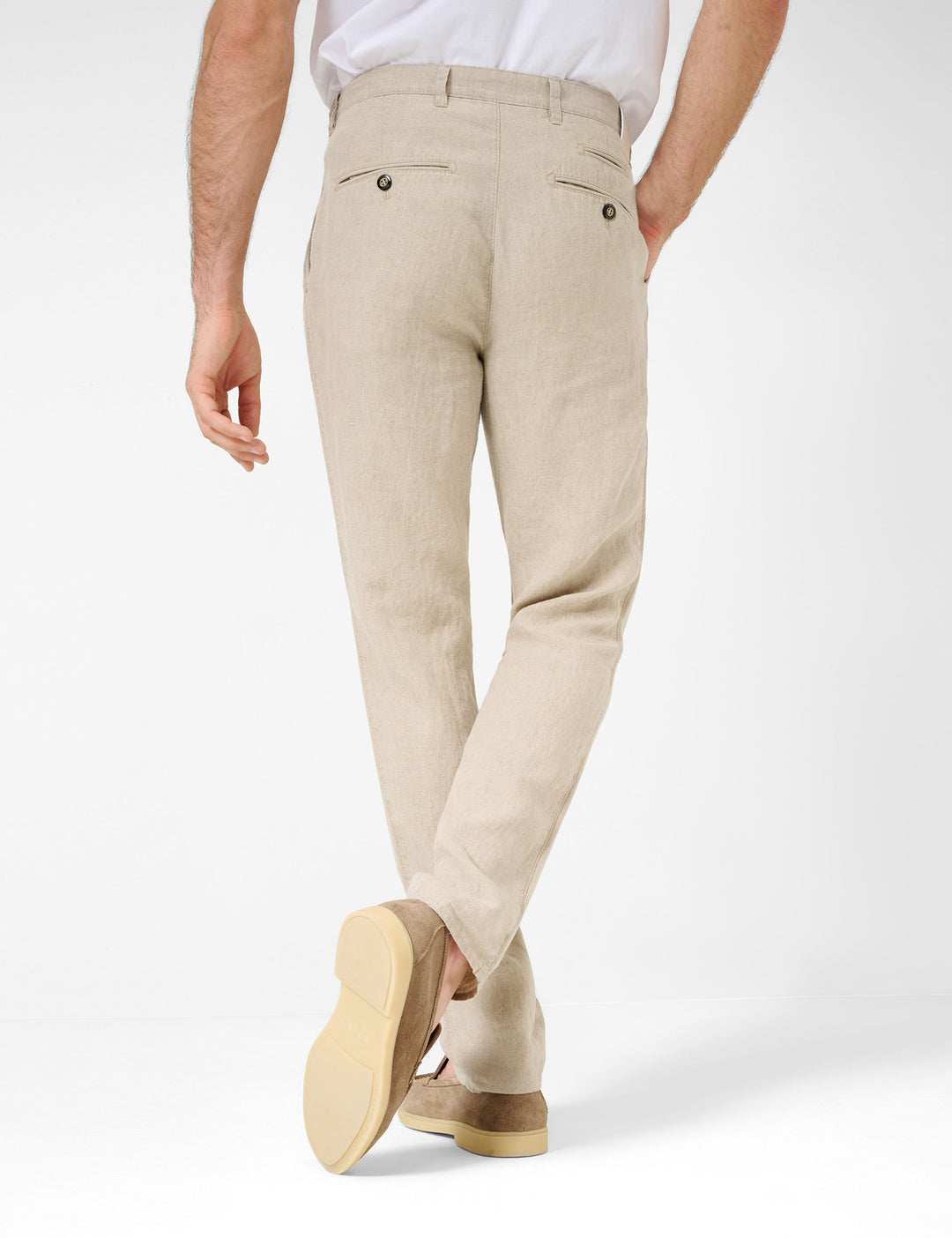 Brax  Chinos in Linen - FABIO L 84-2608 (078 603 20)- Concorde Fashion#color_grey-58