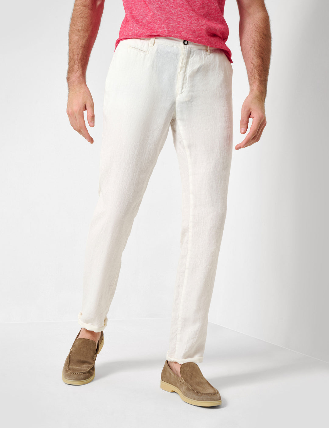 Brax  Chinos in Linen - FABIO L 84-2608 (078 603 20)- Concorde Fashion#color_white-99