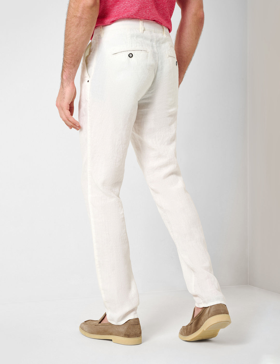 Brax  Chinos in Linen - FABIO L 84-2608 (078 603 20)- Concorde Fashion#color_white-99