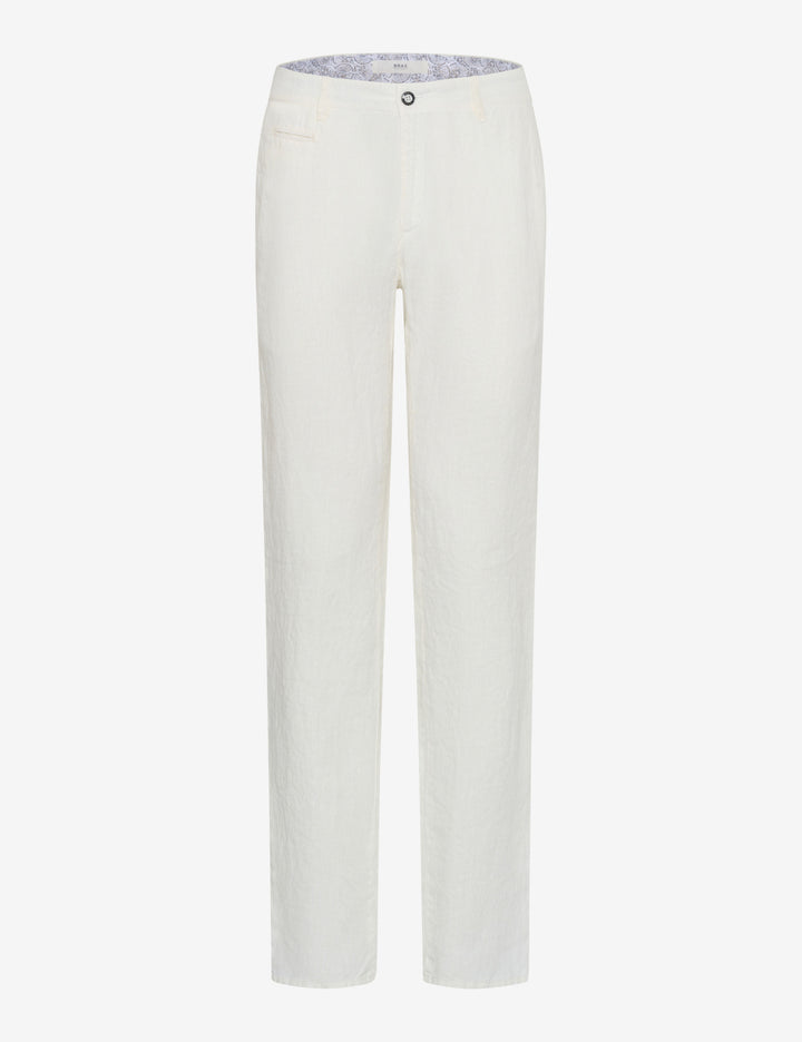 Brax  Chinos in Linen - FABIO L 84-2608 (078 603 20)- Concorde Fashion#color_white-99