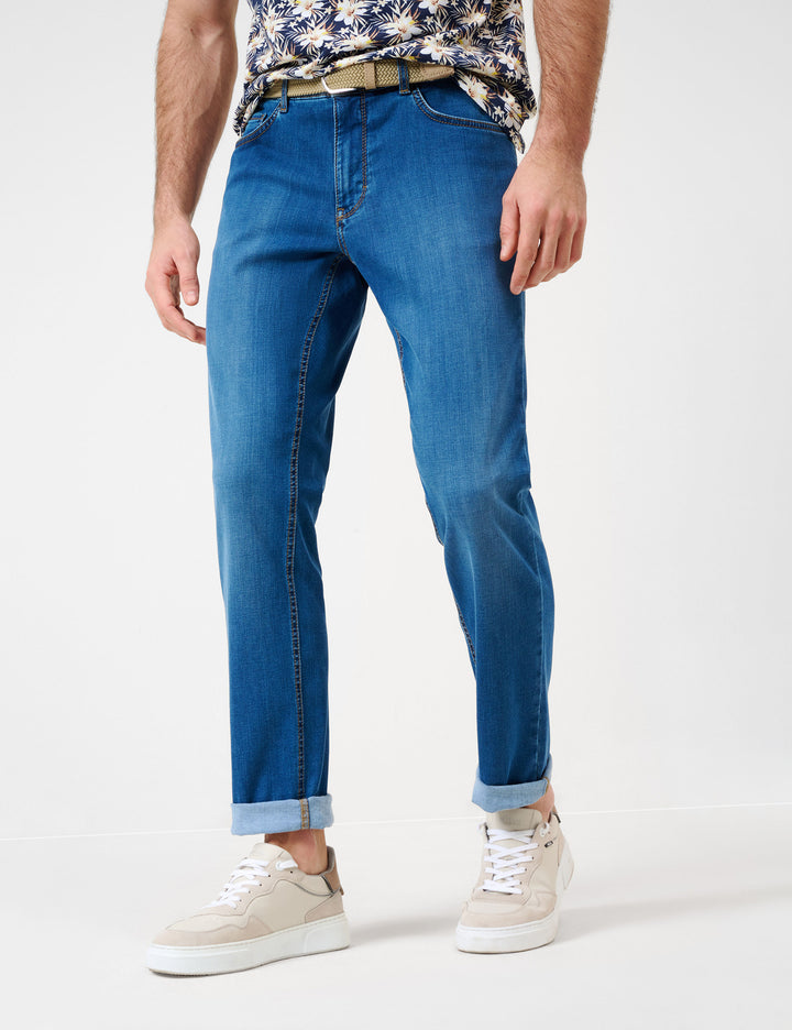 Brax  Jeans in Cotton Mix - COOPER 84-6488 (079 633 20)- Concorde Fashion#color_blue-25