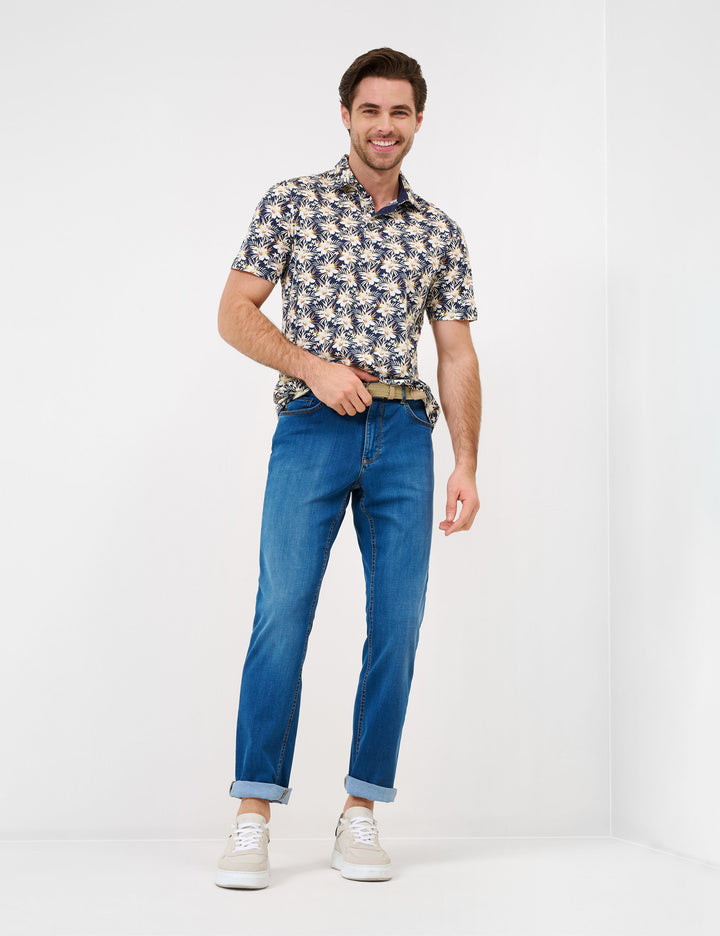 Brax  Jeans in Cotton Mix - COOPER 84-6488 (079 633 20)- Concorde Fashion#color_blue-25