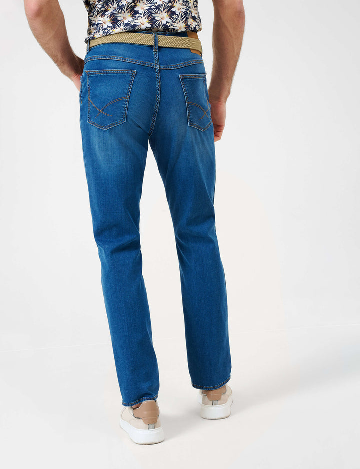 Brax  Jeans in Cotton Mix - COOPER 84-6488 (079 633 20)- Concorde Fashion#color_blue-25