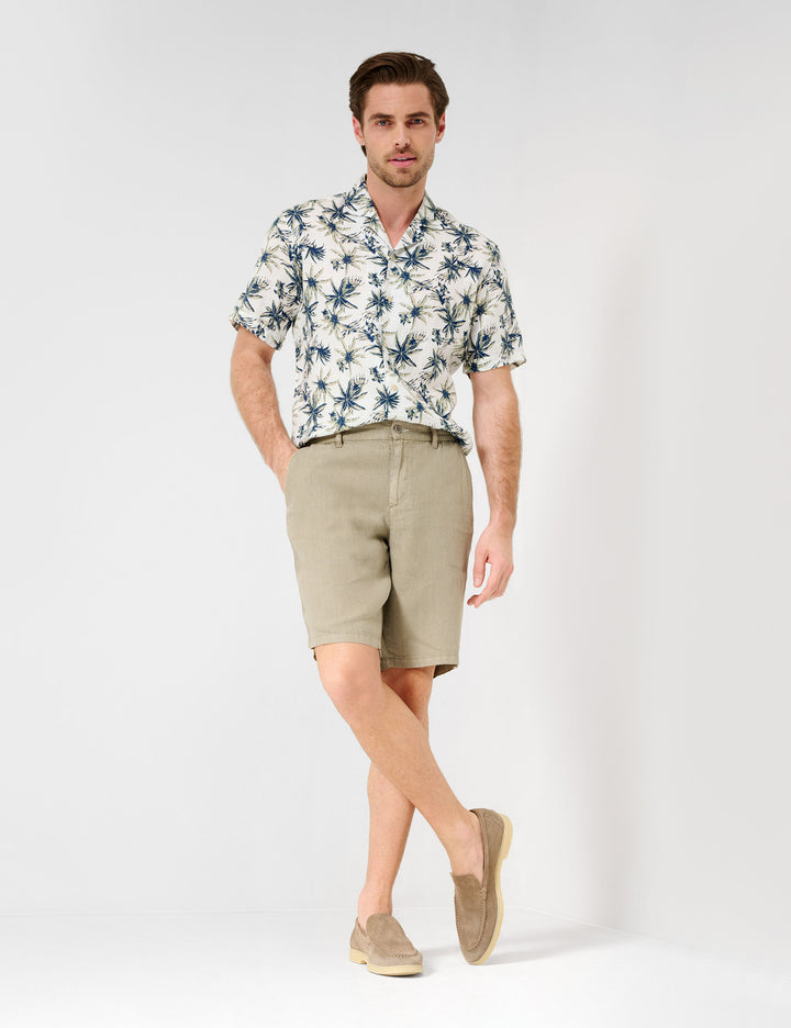 Brax  Shorts in Linen - BALU 84-6728 (079 854 20)- Concorde Fashion#color_green-37