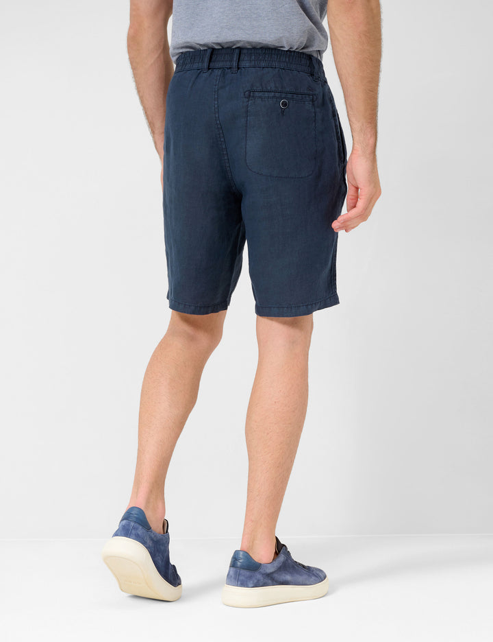 Brax  Shorts in Linen - BALU 84-6728 (079 854 20)- Concorde Fashion#color_navy-23