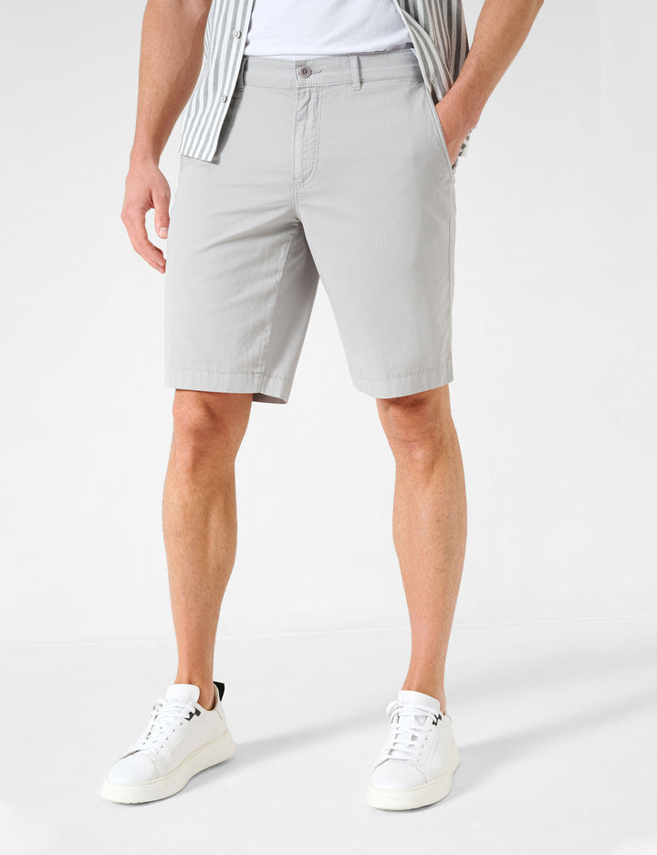 Brax  Shorts in Cotton - BARI 84-6808 (079 653 20)- Concorde Fashion#color_silver-08