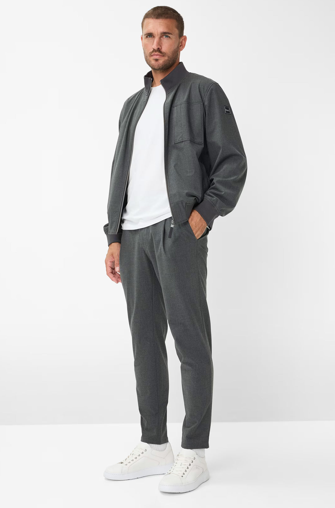 Brax Chinos Regular Fit - TINO P- Concorde Fashion#color_grey-05