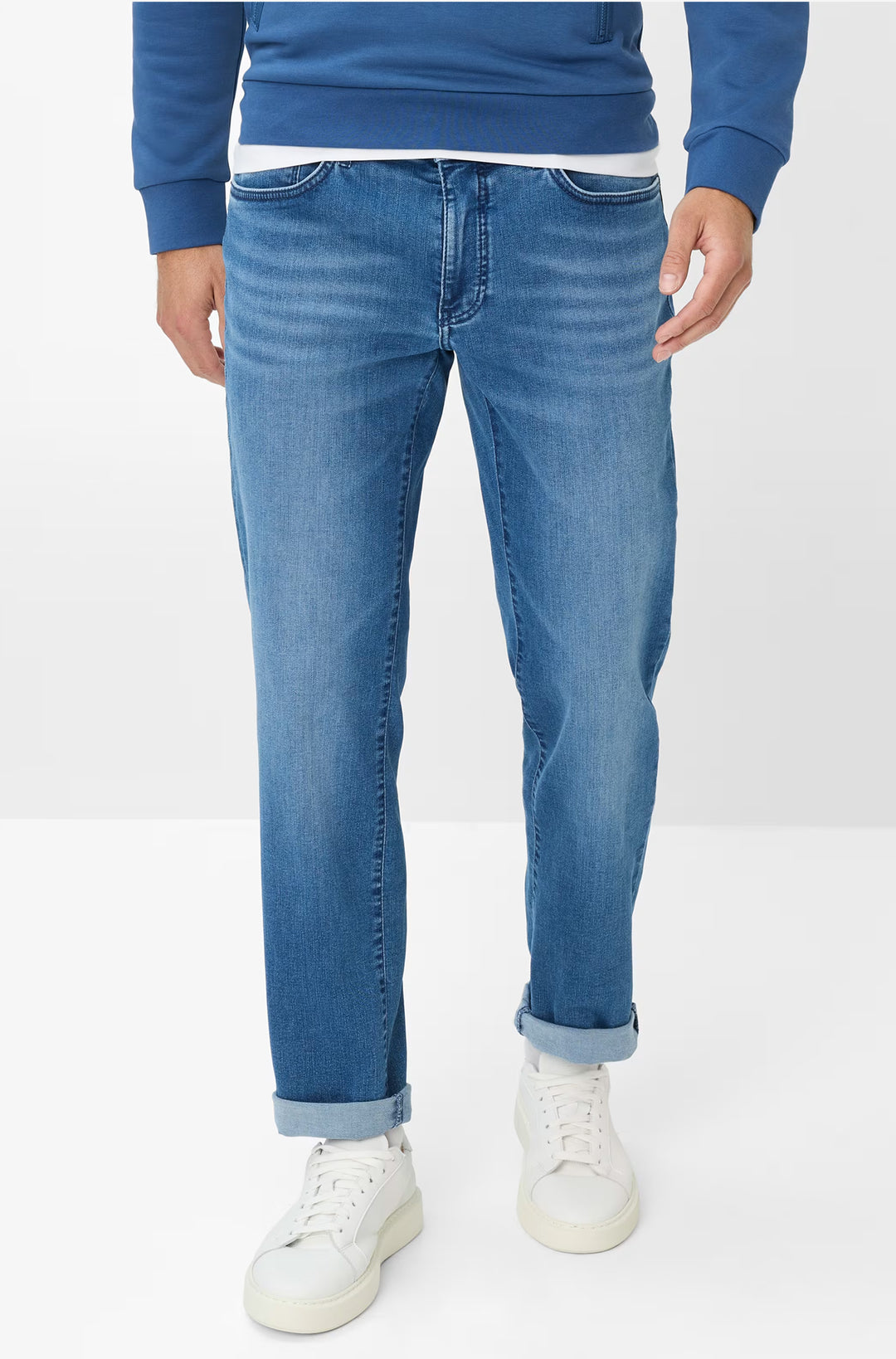Brax Jeans Straight Fit - CADIZ- Concorde Fashion#color_blue-26