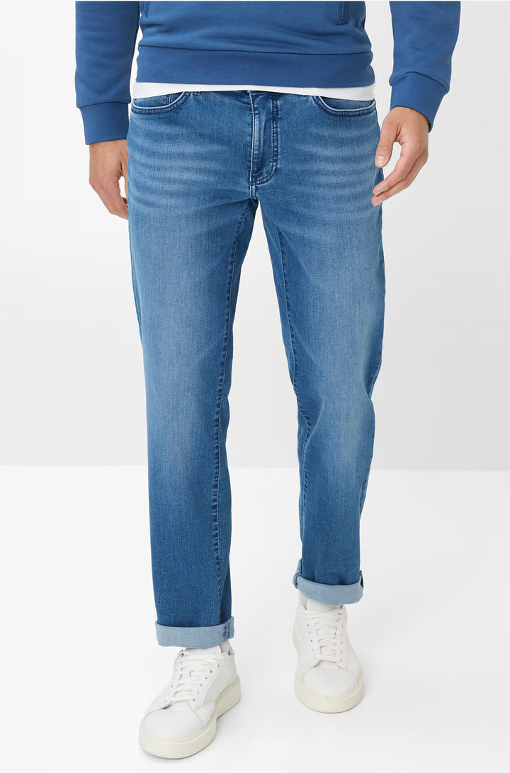 Brax Jeans Straight Fit - CADIZ- Concorde Fashion#color_blue-26