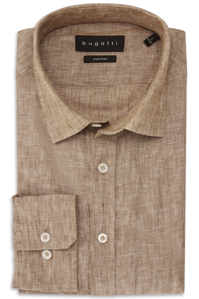 Bugatti Casual Shirts Modern Fit - 18900E 9150- Concorde Fashion#color_brown-070