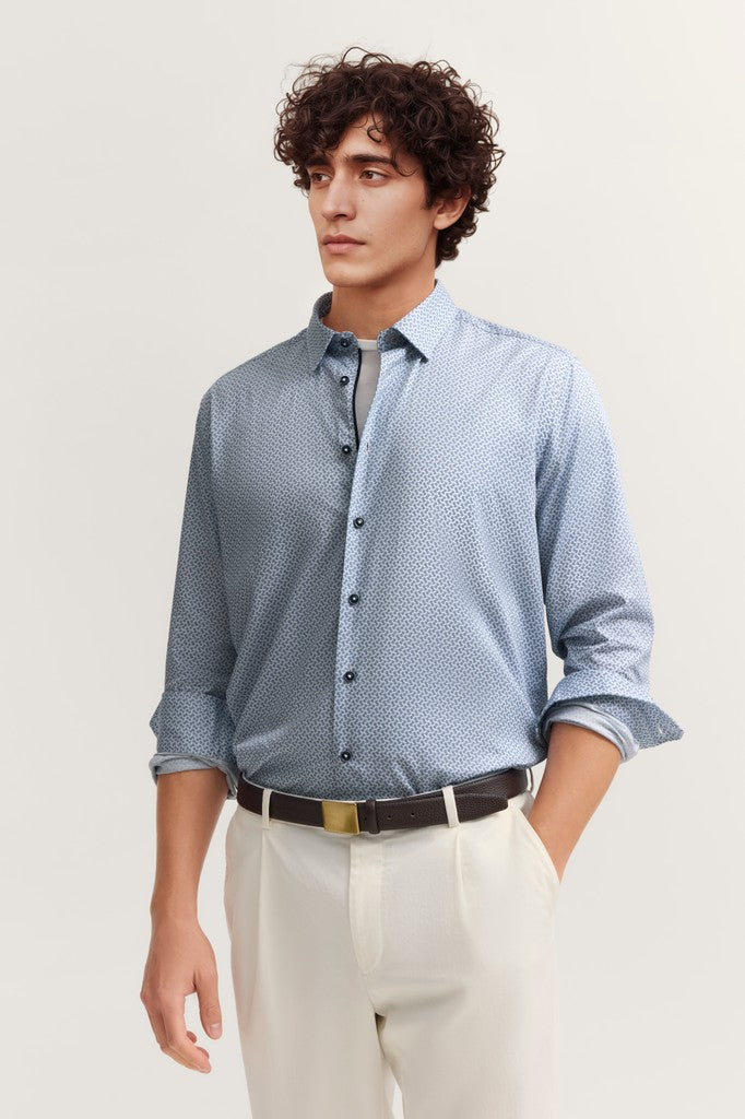 Bugatti Casual Shirts Modern Fit - 18504E 9750- Concorde Fashion#color_navy-370