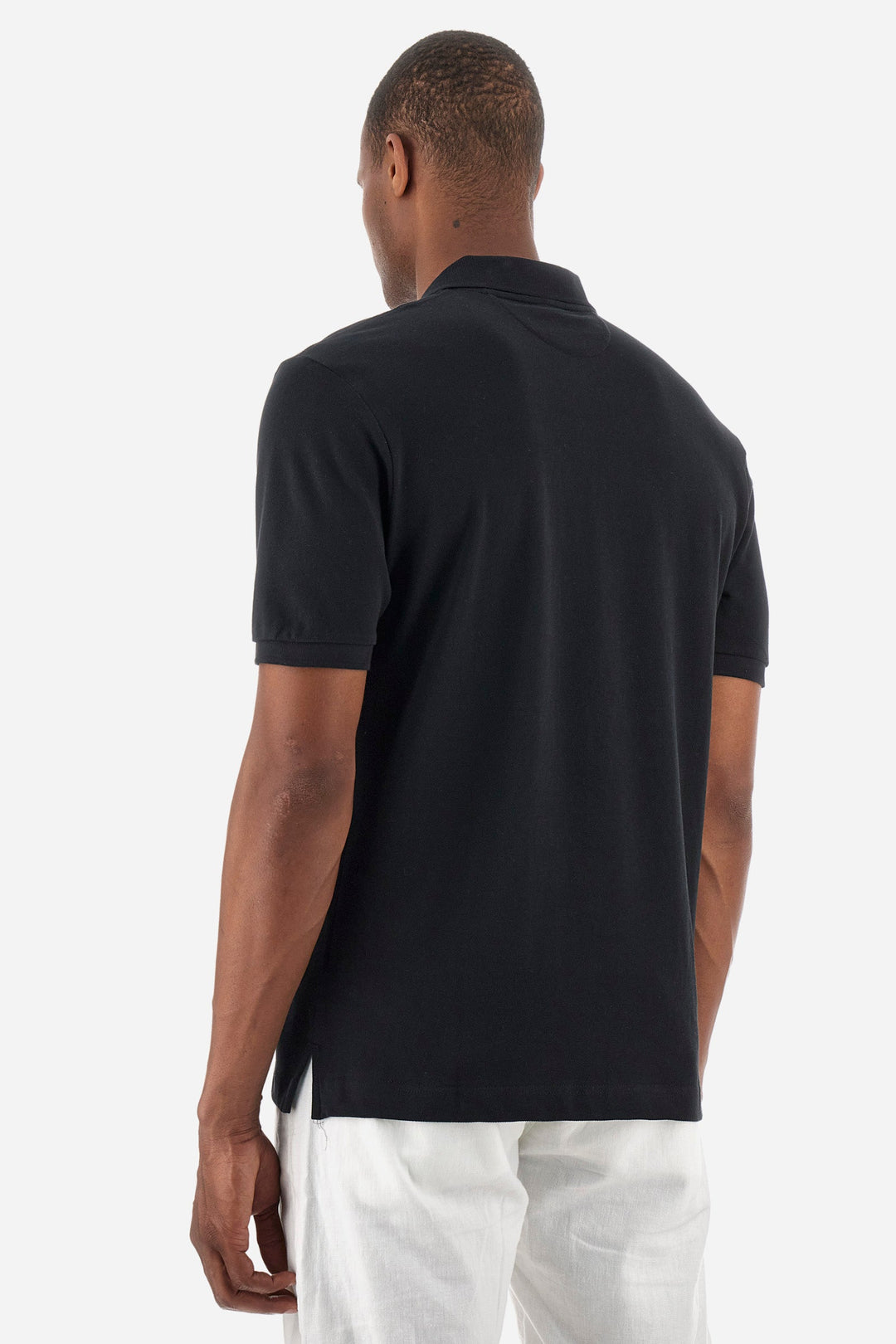 LA MARTINA Regular Fit Polos in Cotton -  BPMP01-PK031- Concorde Fashion#color_black-09999