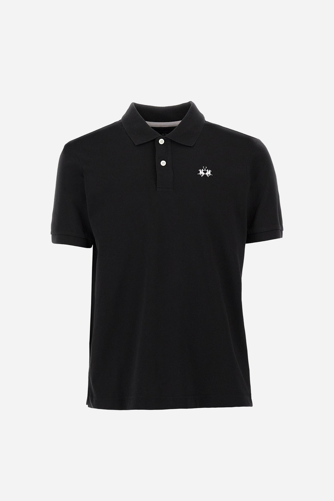 LA MARTINA Regular Fit Polos in Cotton -  BPMP01-PK031- Concorde Fashion#color_black-09999