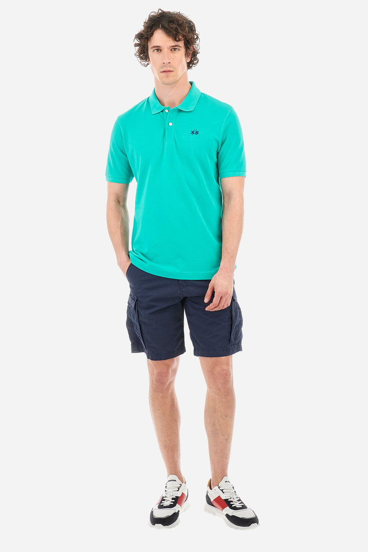 LA MARTINA Regular Fit Polos in Cotton -  BPMP01-PK031- Concorde Fashion#color_green-03123