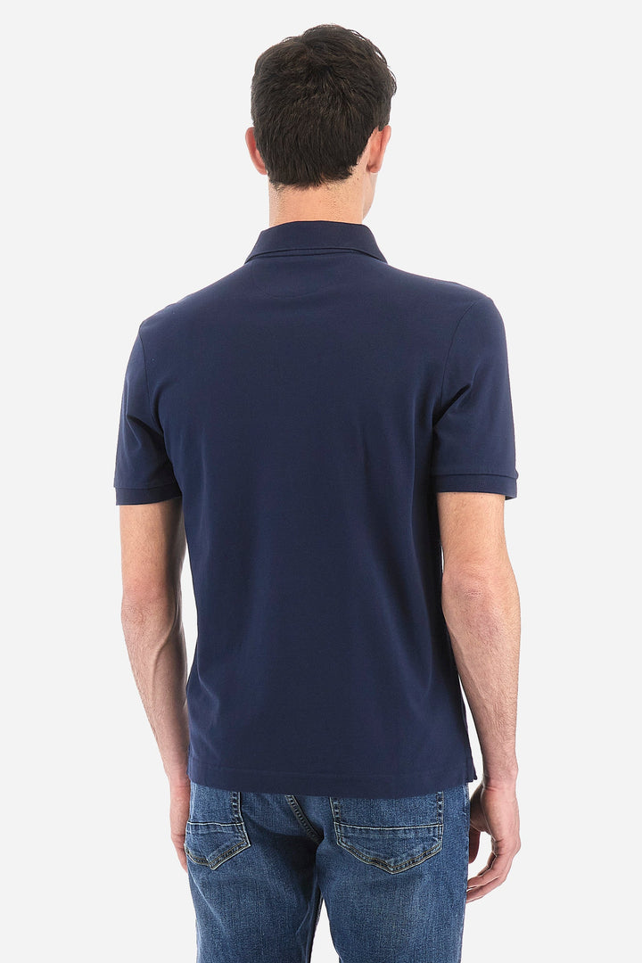 LA MARTINA Regular Fit Polos in Cotton -  BPMP01-PK031- Concorde Fashion#color_navy-07017