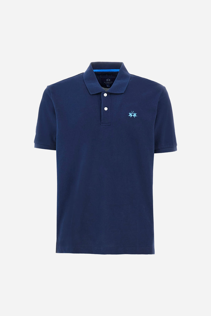 LA MARTINA Regular Fit Polos in Cotton -  BPMP01-PK031- Concorde Fashion#color_navy-07017
