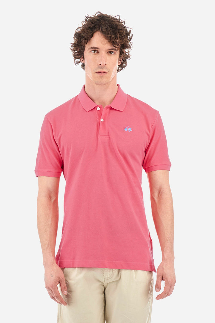 LA MARTINA Regular Fit Polos in Cotton -  BPMP01-PK031- Concorde Fashion#color_pink-05141