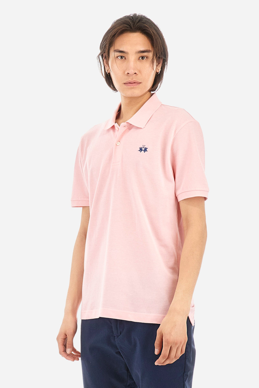 LA MARTINA Regular Fit Polos in Cotton -  BPMP01-PK031- Concorde Fashion#color_pink-05247