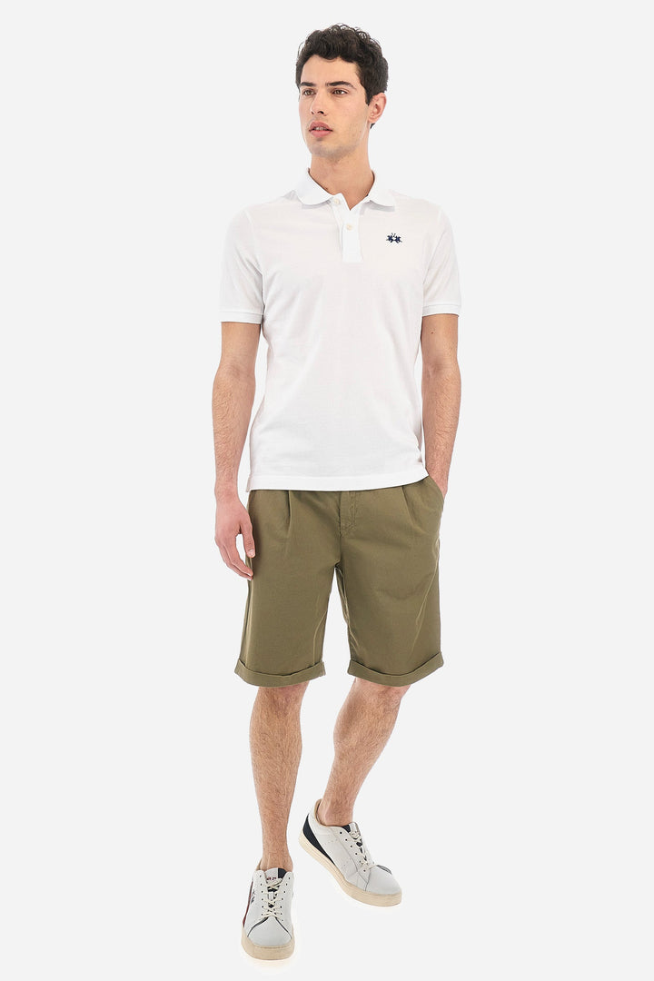 LA MARTINA Regular Fit Polos in Cotton -  BPMP01-PK031- Concorde Fashion#color_white-00001