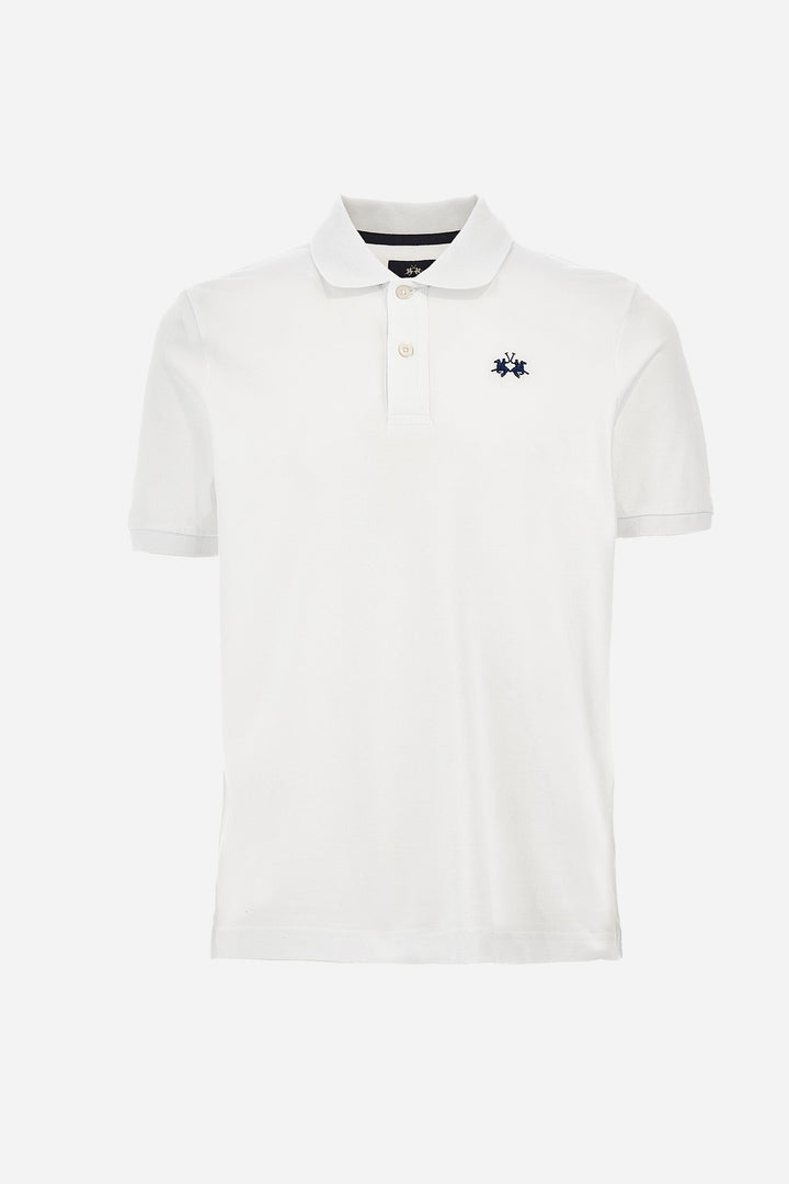 LA MARTINA Regular Fit Polos in Cotton -  BPMP01-PK031- Concorde Fashion#color_white-00001