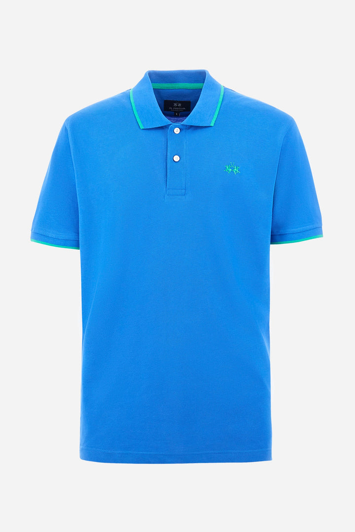 La Martina Regular Fit Polos in Cotton -  BPMP04-PK031- Concorde Fashion#color_blue-07205
