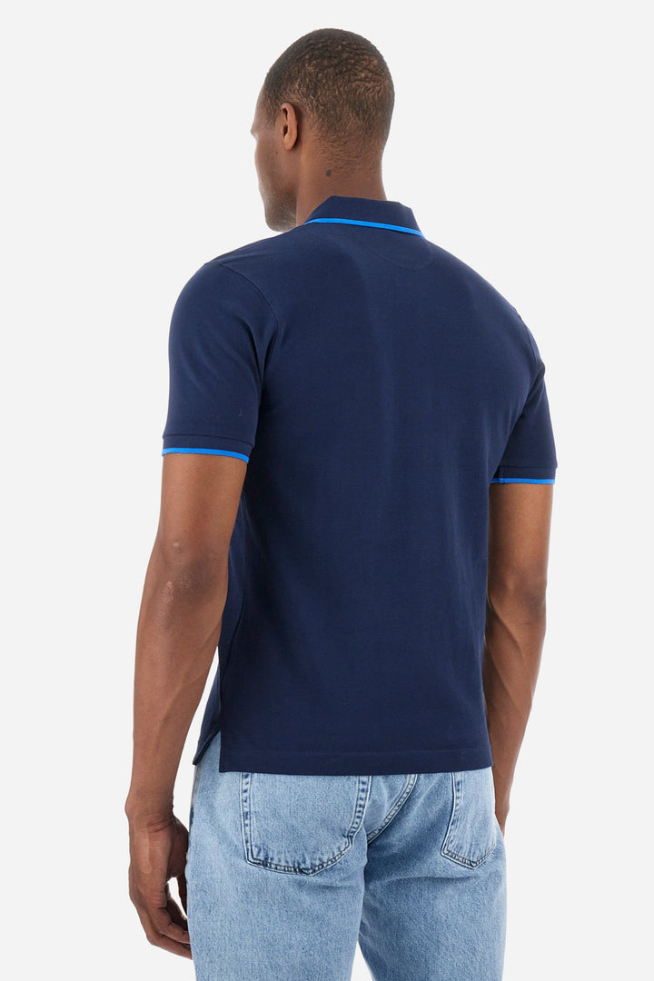 La Martina Regular Fit Polos in Cotton -  BPMP04-PK031- Concorde Fashion#color_navy-07017