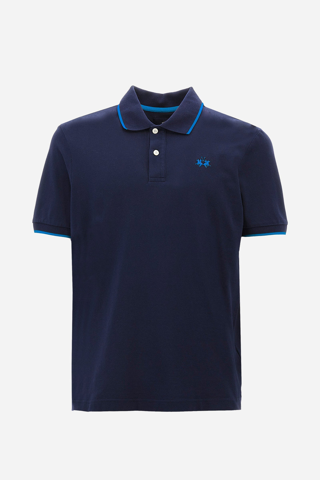 La Martina Regular Fit Polos in Cotton -  BPMP04-PK031- Concorde Fashion#color_navy-07017