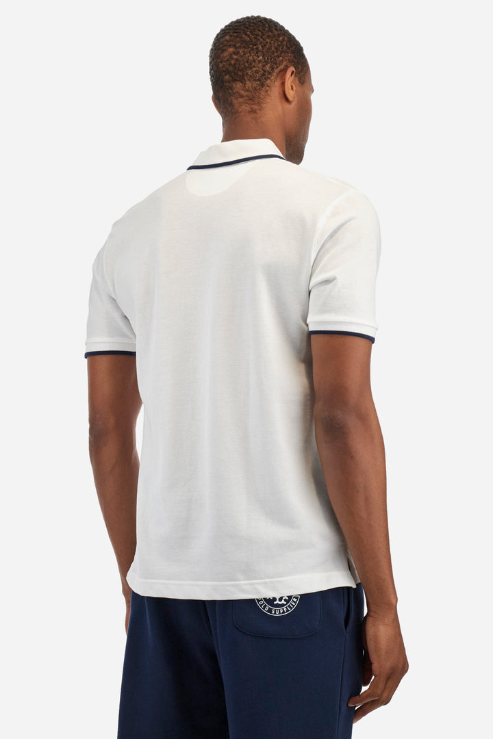 La Martina Regular Fit Polos in Cotton -  BPMP04-PK031- Concorde Fashion#color_white-00001