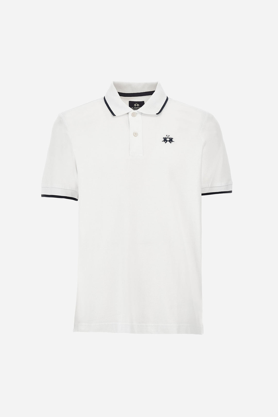 La Martina Regular Fit Polos in Cotton -  BPMP04-PK031- Concorde Fashion#color_white-00001