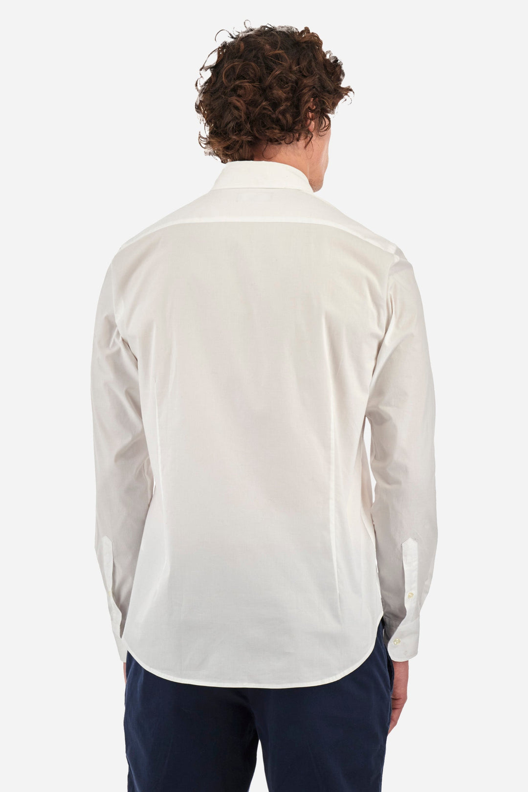 La Martina Casual Shirts Regular Fit in Cotton Mix - RAF CCMC01-PP003- Concorde Fashion#color_white-00001