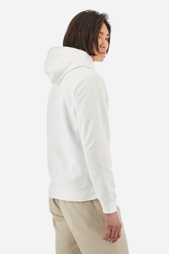 La Martina Hoodies Regular Fit in Cotton - THIAGO CCMF02-FP109- Concorde Fashion#color_white-00002