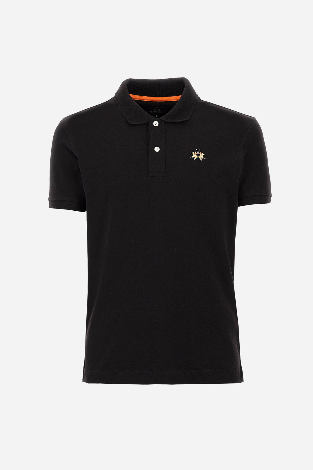 La Martina Polos Slim Fit in Cotton Mix - EDUARDO CCMP02-PK001- Concorde Fashion#color_black-09999