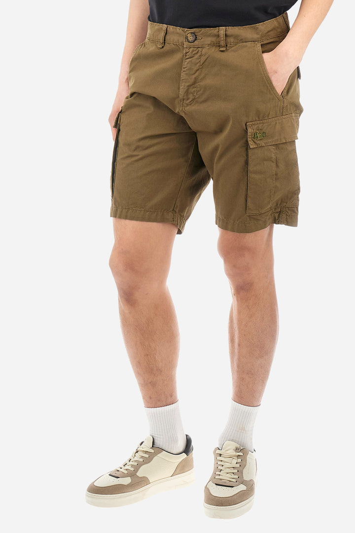 La Martina Regular Fit Shorts in Cotton -  YMB002-TW514- Concorde Fashion#color_green-03197